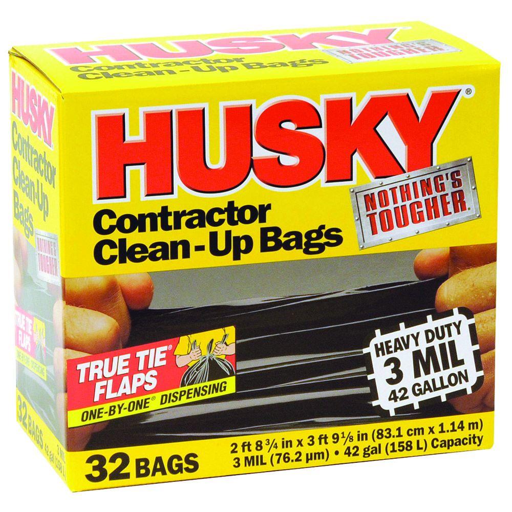 Husky 42G Trash Bags